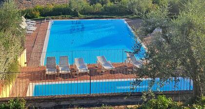 House with private garden in the Crete Senesi