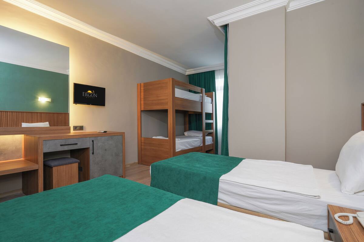 Family Shared Dormitory, 1 Bedroom, City View | Minibar, laptop workspace, soundproofing, WiFi (surcharge)