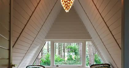 Pet-friendly Scandinavian A-Frame woodland retreat on the North Norfolk coast!