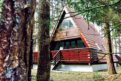 Pet-friendly Scandinavian A-Frame woodland retreat on the North Norfolk coast!