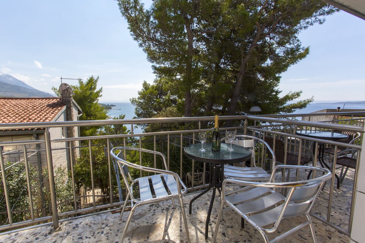 Comfort studio with terrace and sea view A3 | Terrace/patio