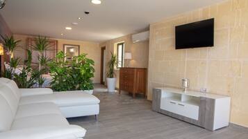 Penthouse | Living area | Flat-screen TV