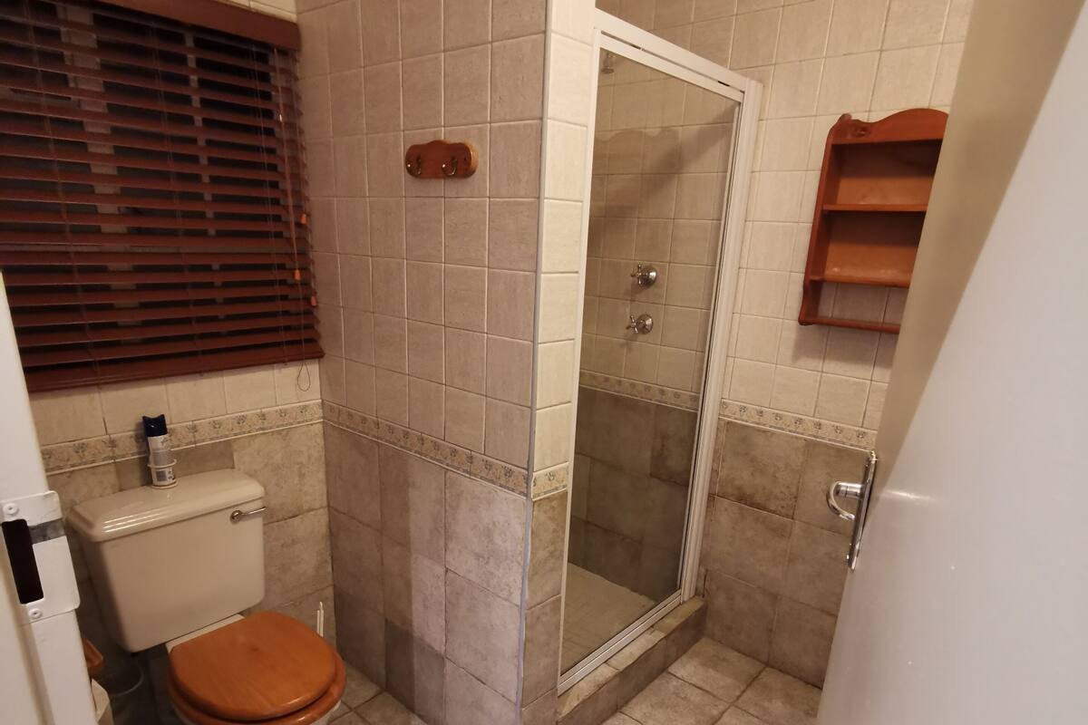 Regadera, amenidades de baño de diseñador, toallas, jabón