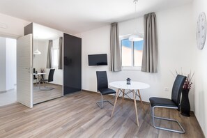 Studio, Balcony | Living area | 32-inch flat-screen TV with cable channels, TV - Marojica Apartments 2 (Konavle)