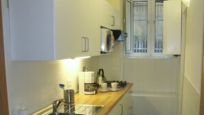 Apartment, 1 Bedroom (A) | Private kitchenette | Espresso maker, coffee/tea maker, fridge, stovetop - Vatican Complex (Rome)