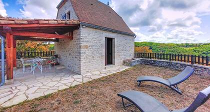 Belle maison de vacances privée avec TV, terrasse, animaux admis et vue panoramique