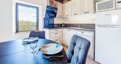 Belle maison de vacances privée avec TV, terrasse, animaux admis et vue panoramique