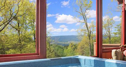 Vuoristoalue-pääsy uima-altaalle spa-suihku-uima-allas