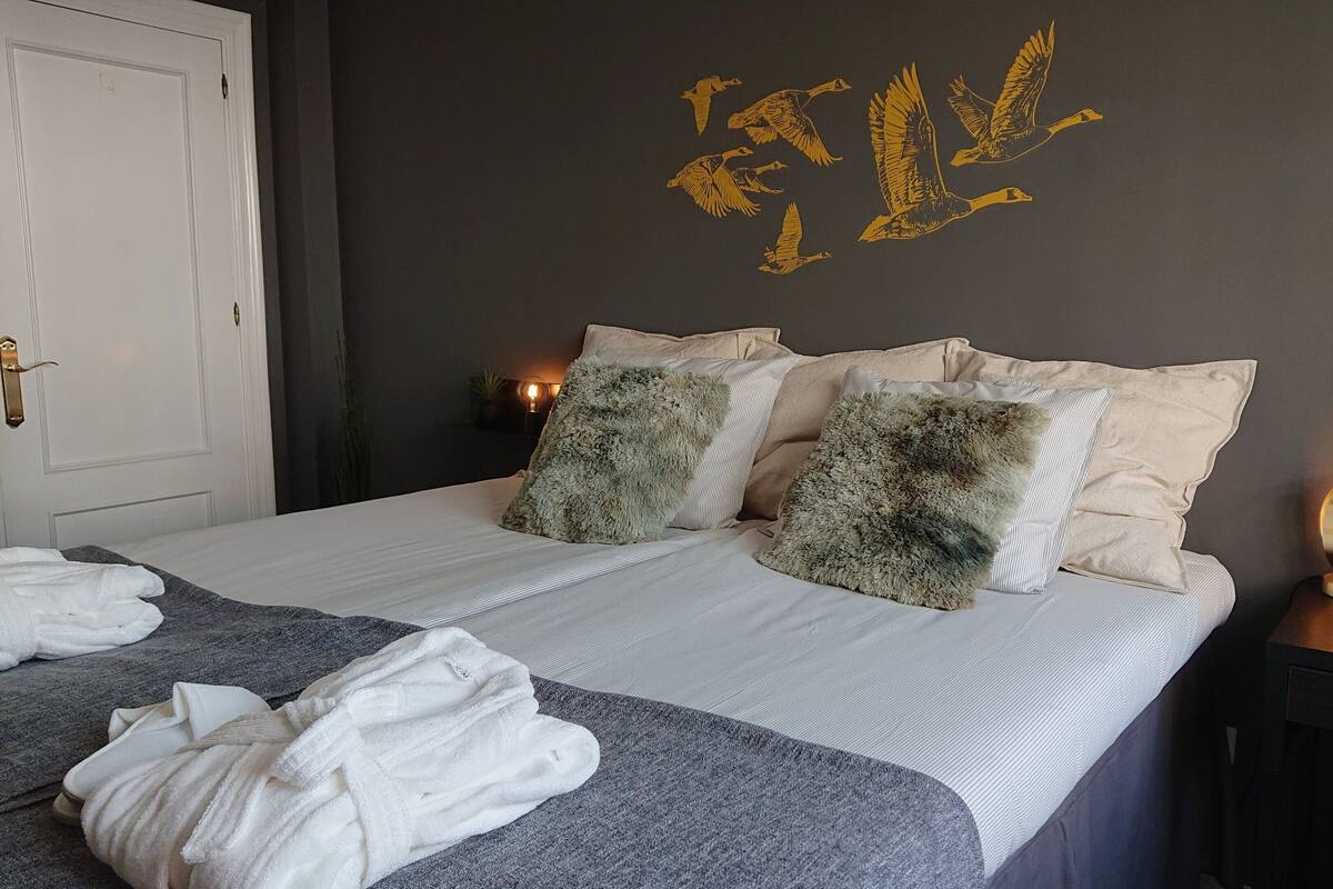 1 bedroom, premium bedding, down duvets, memory-foam beds