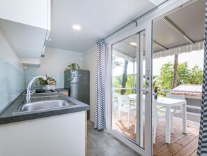 Highchair, freezer, dining tables
