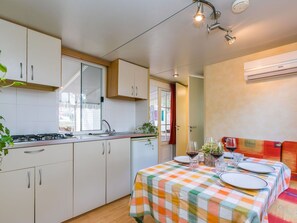 High chair, dining tables