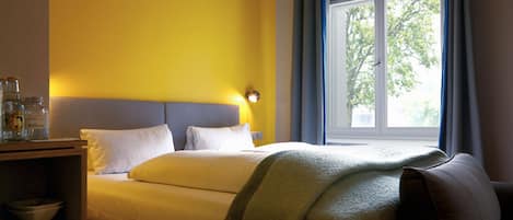 Studio Basic | 1 sovrum, allergitestade sängkläder, duntäcken och minibar