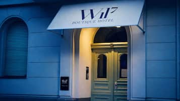 Voorkant van accommodatie