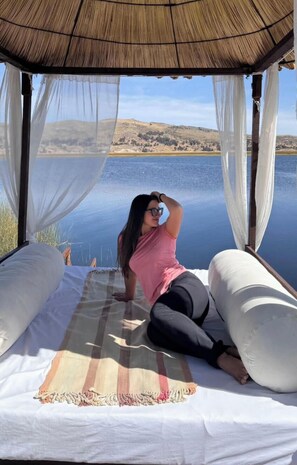 Terrace/patio - Hotel Titicaca Dora (Puno)