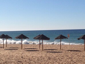 On the beach, sun-loungers, beach towels - ATTILA apartment by the sea (QUARTEIRA)
