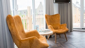 Dobbeltrom – deluxe, 1 kingsize-seng, balkong | Romfasilitet