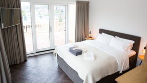 Dobbeltrom – deluxe, 1 kingsize-seng, balkong