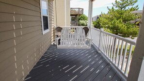 Terrace/patio - Oceanside, Private Pool, Hot Tub, 410 ft to Beach Access! CP8, Moore Fun, Less Work (Corolla)