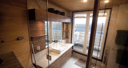 Kattohuoneisto, oma parkkipaikka ja sauna