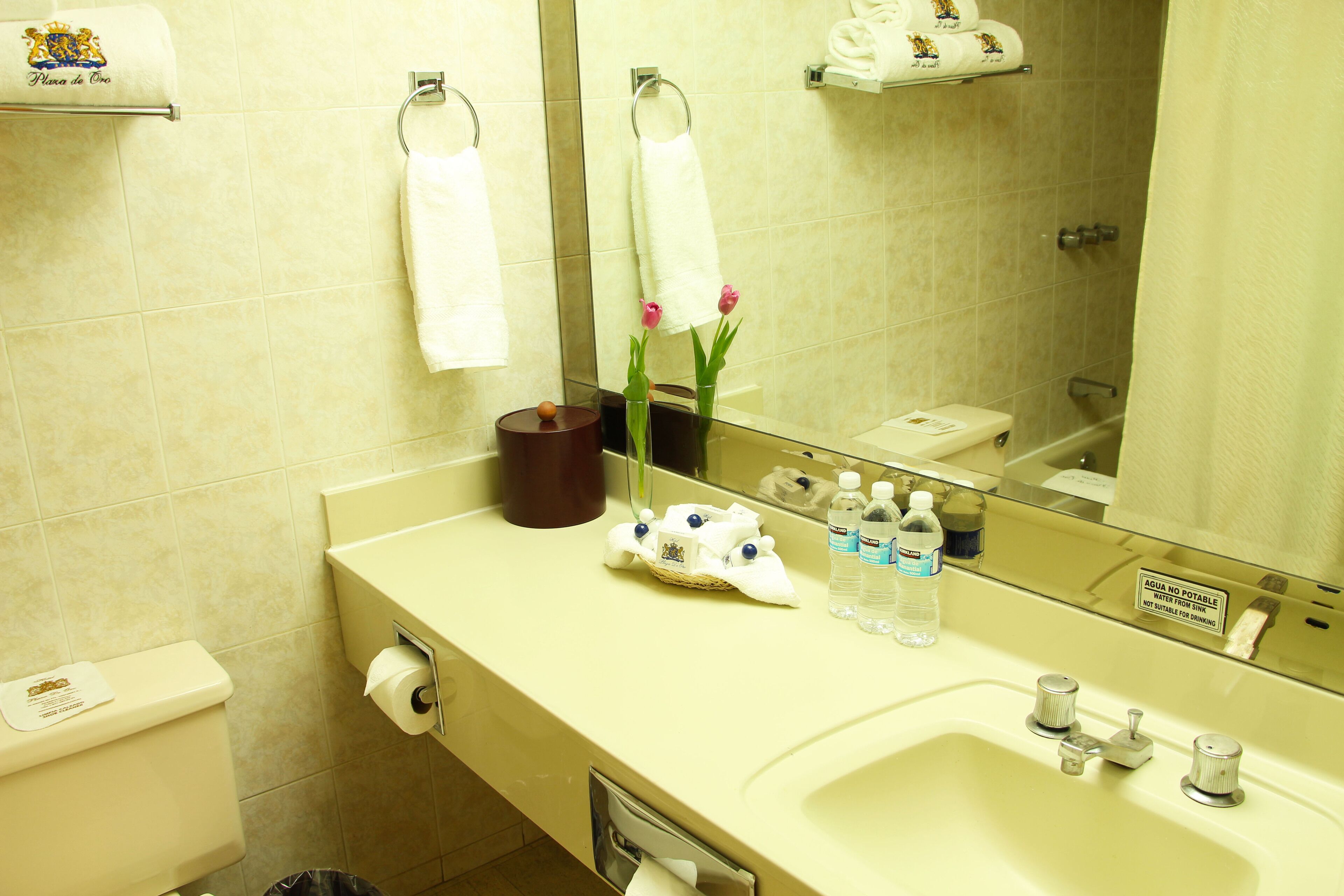 shower, towels, soap, shampoo