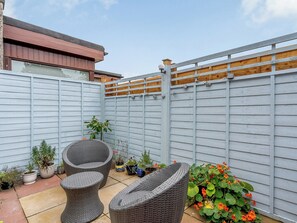 Terrace/patio - 1 bedroom accommodation in Chirnside, near Duns (Chirnside, near Duns)