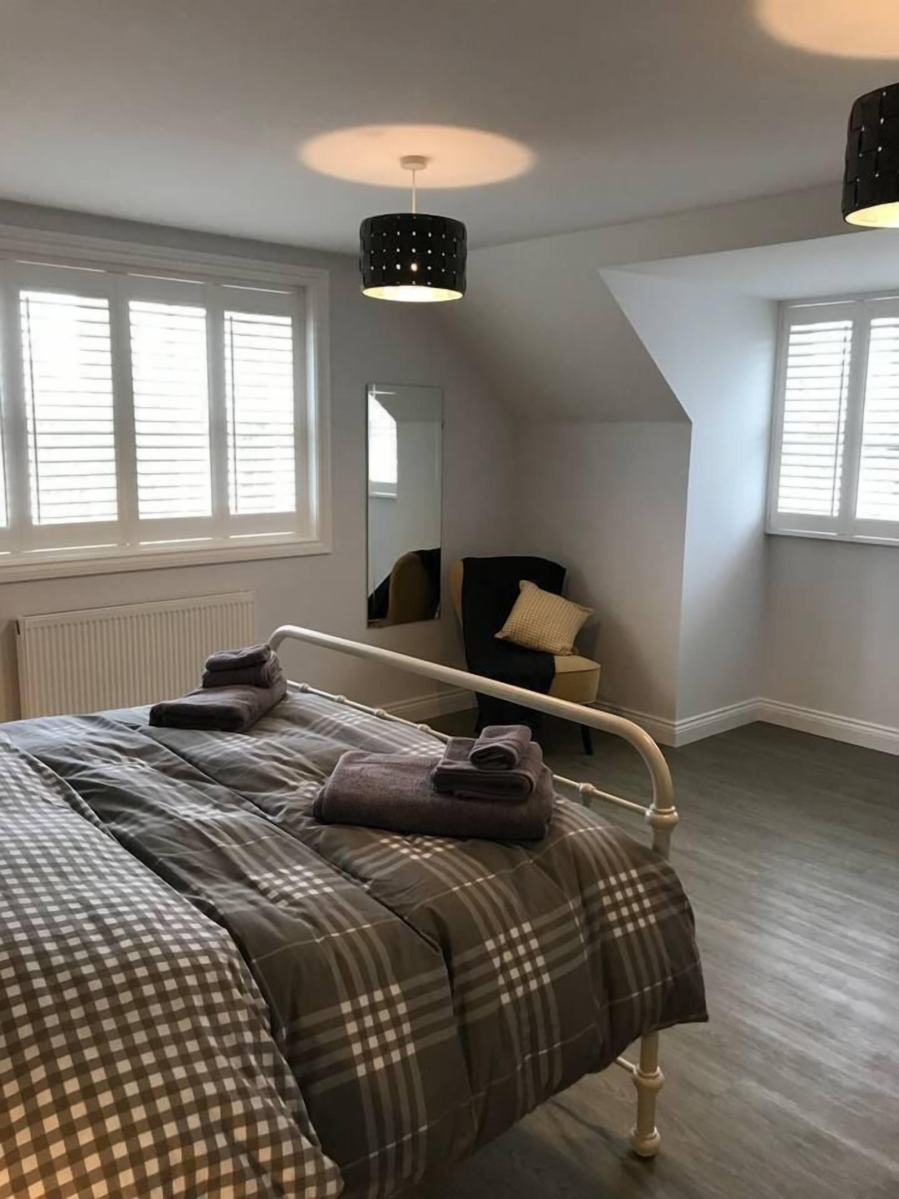 獨棟房屋 (1 Bedroom) | 1 間臥室、熨斗/熨衣板、床單