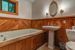 Love Shack (Pet Friendly) | Bathroom | Hair dryer, towels