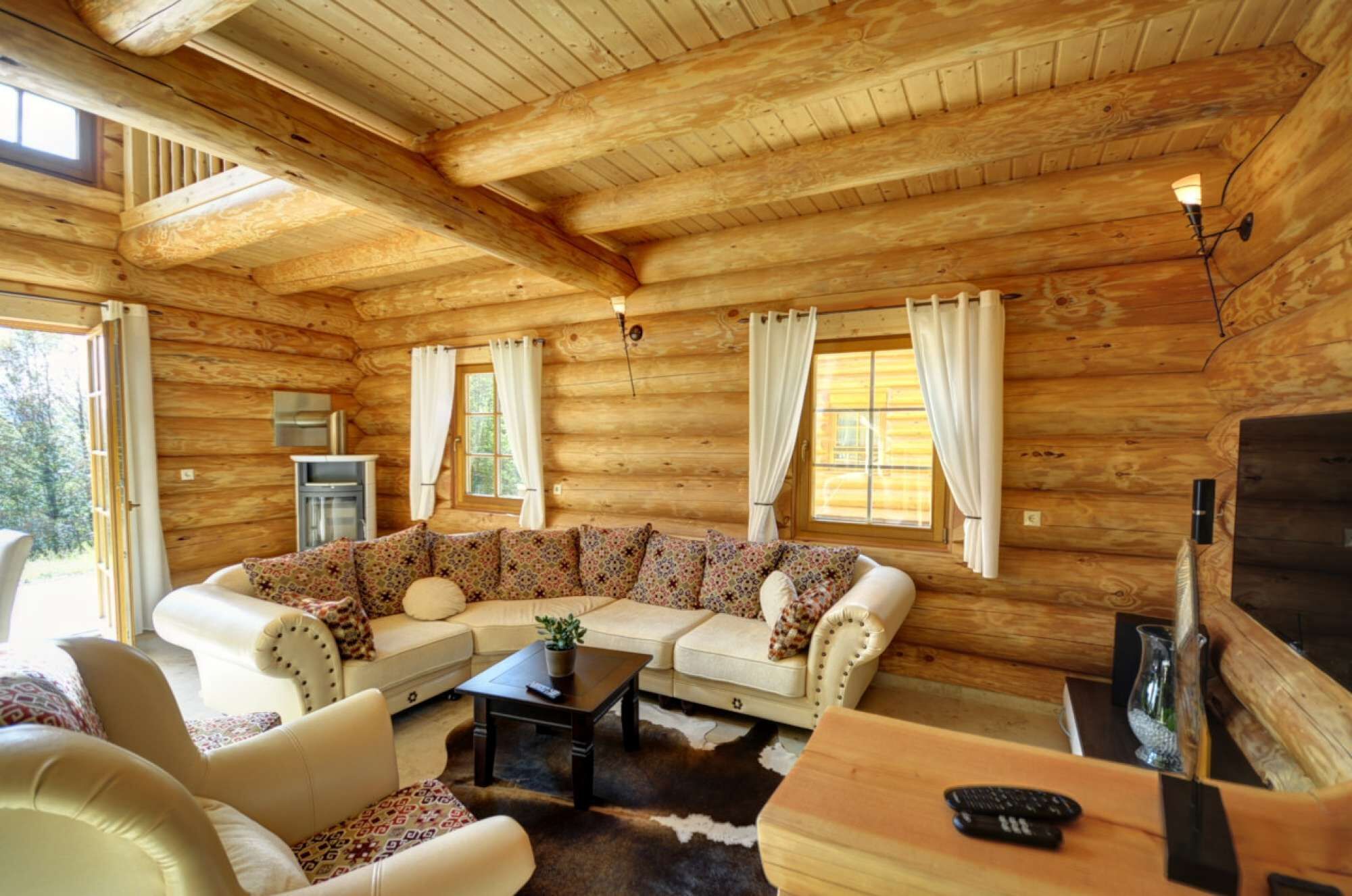 TV, fireplace, video games, DVD player