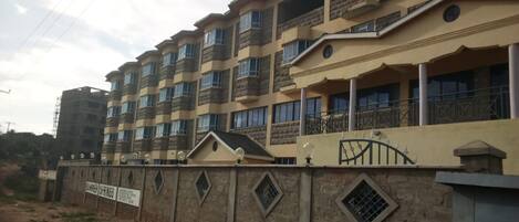 Façade de l’hébergement