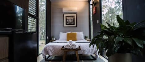 1 habitación y ropa de cama