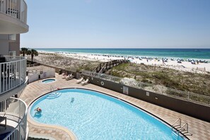 Outdoor pool, a heated pool - Island Princess 309 - Splash of Paradise (Fort Walton Beach)