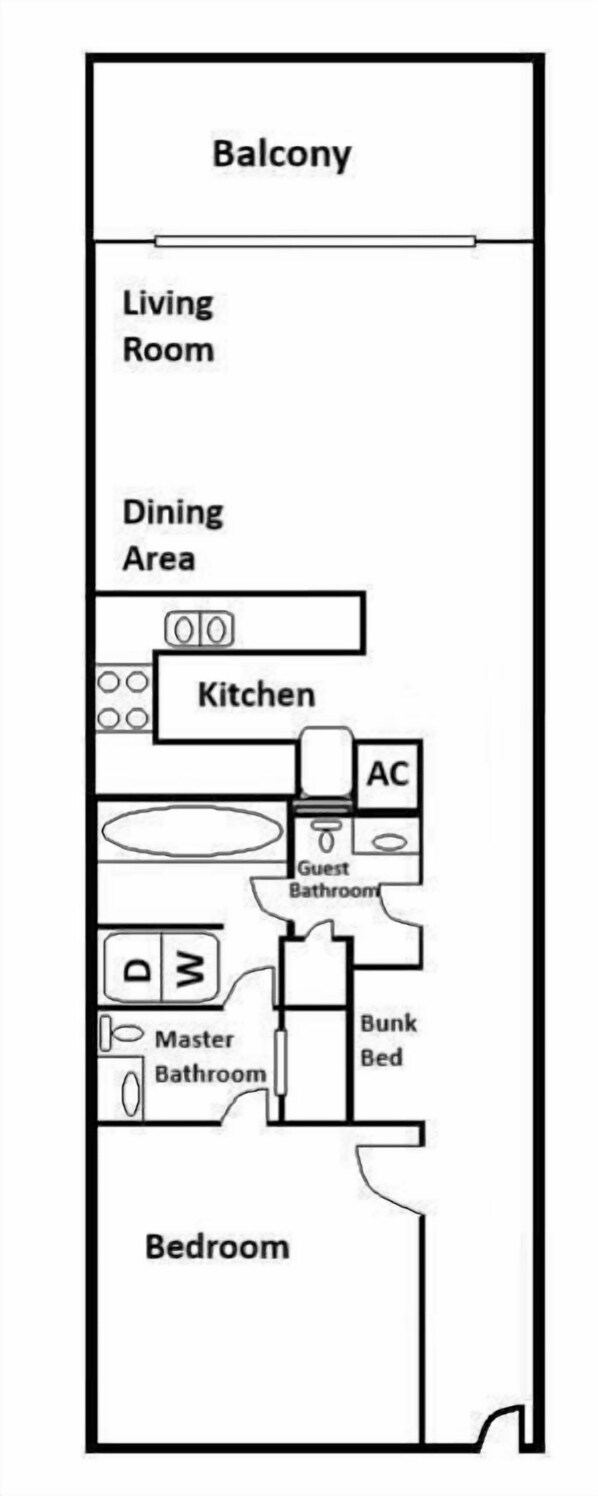 Interior - Gulf Dunes 207 by Brooks and Shorey Resorts (Fort Walton Beach)