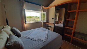 2 bedrooms, in-room safe, iron/ironing board, WiFi