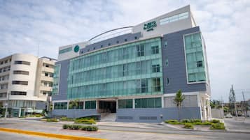 Voorkant van accommodatie