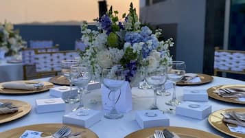Espace banquet en plein air