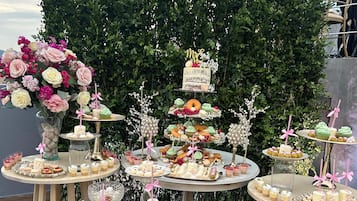 Espace banquet en plein air