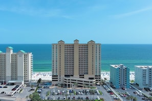 Exterior - BEACH FRONT | Zero Entry Pool, Indoor Pool, Hot Tub, Sauna, Fitness, Wifi, BBQ (Gulf Shores)