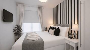 2 Schlafzimmer, kostenloses WLAN, Bettwäsche