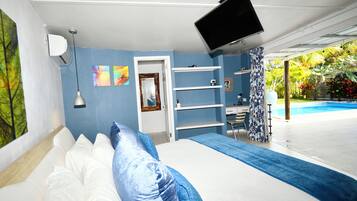 2 slaapkamers, een kluis op de kamer, een strijkplank/strijkijzer