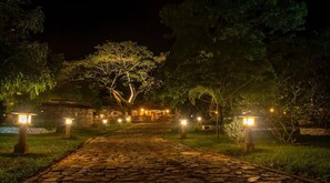 Front of property – evening/night