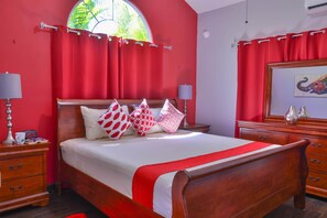 Signature Villa, 3 Bedrooms, 2 Bathrooms, Garden View | 3 bedrooms, in-room safe, laptop workspace, blackout drapes