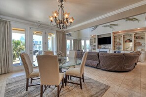 Dining - Ocean & inlet view home w/Elevator & Private Pool! 2nd Row - 6BR, 6.5BA (Garden City Beach)