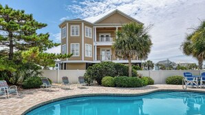 Unclassified image, 2 of 82, button - Ocean & inlet view home w/Elevator & Private Pool! 2nd Row - 6BR, 6.5BA (Garden City Beach)