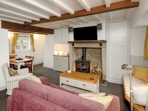 TV, fireplace, Netflix, streaming services