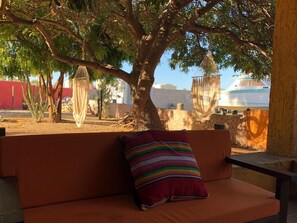 Terrace/patio - Casa Edilia - Smack in the middle of town/one block from the beach (Los Barriles)