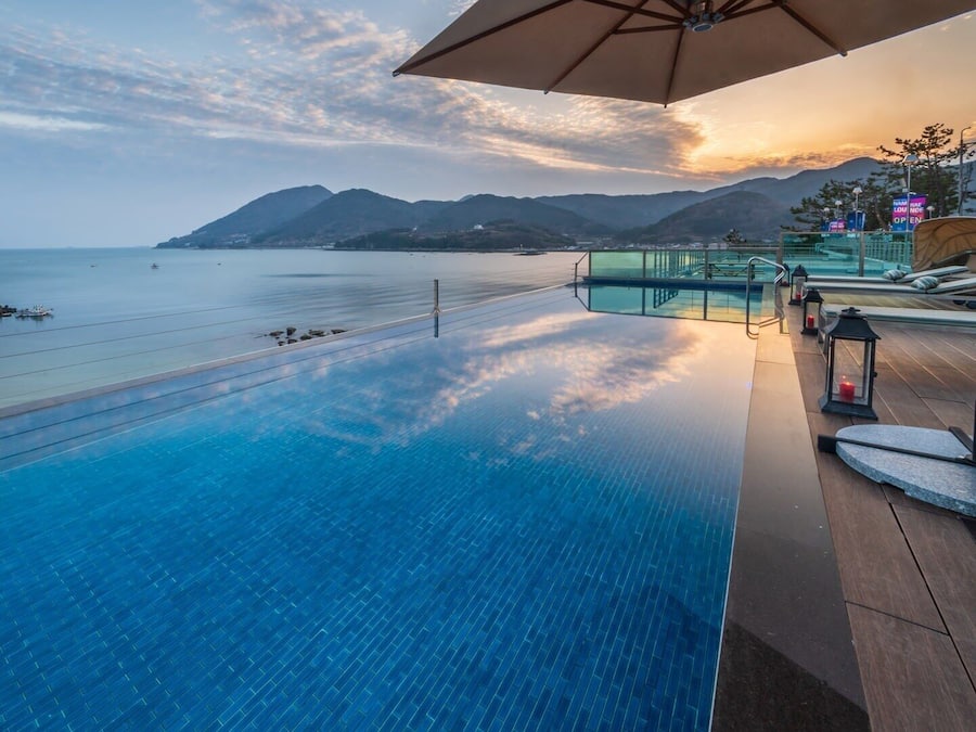 Seasonal outdoor pool