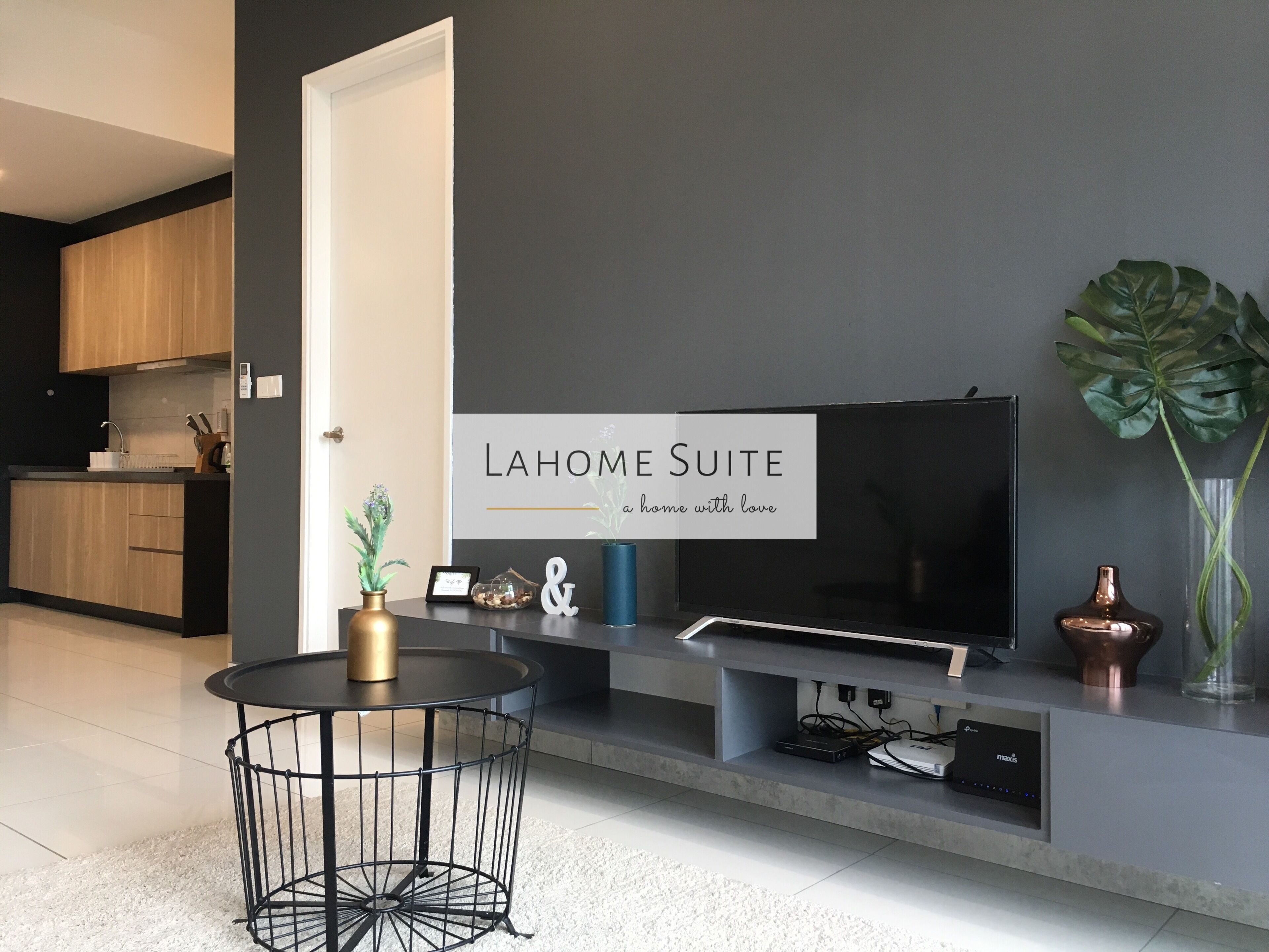 Premium 2Bed 2Bath Family Suite Kuala Lumpur City Center | Living area | 34-inch Smart TV with digital channels, TV