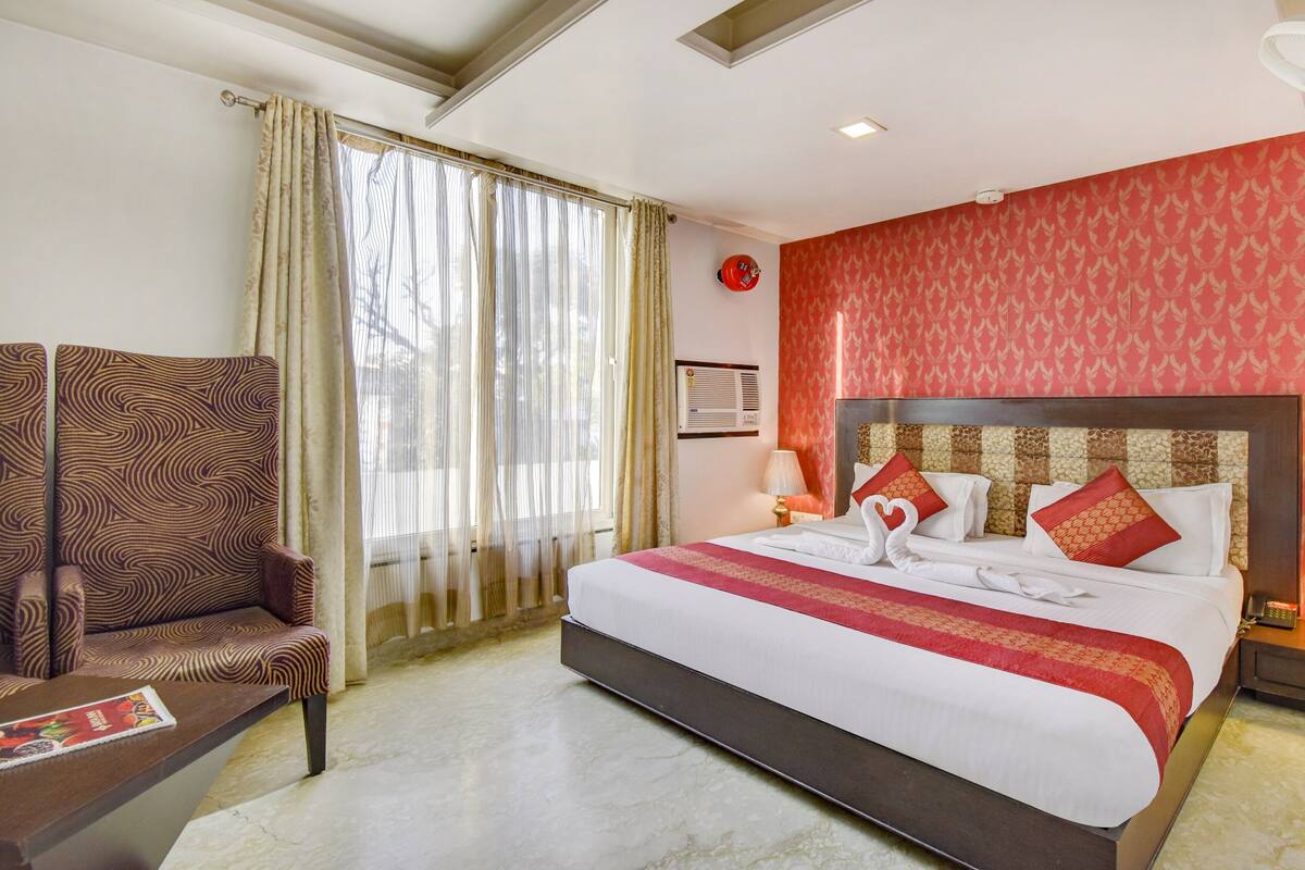 Chambre Deluxe double | Bureau, systĂšme dâinsonorisation, accĂšs au Wi-Fi (inclus)