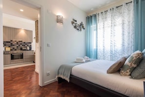 1 chambre, fer et planche Ă repasser, Wi-Fi, draps fournis