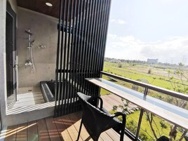 Deluxe Quadruple Room | Balcony view